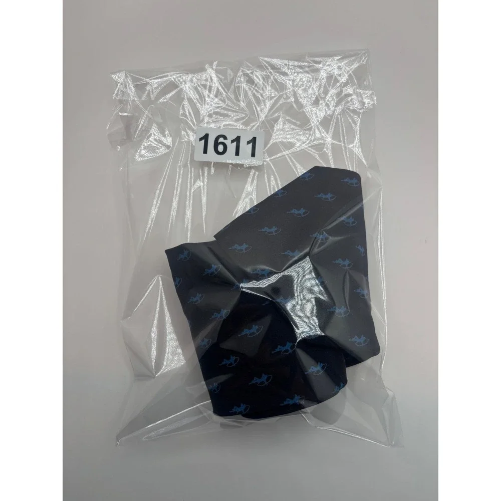 Giorgio Armani Mens Silk Tie Navy Blu Archer Print Made in Italy Formal Business